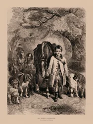 Buckhounds de Sa Majesté (gravure)