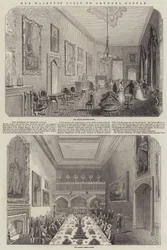 Visite de Sa Majesté au château d