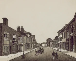 High Street, Petersfield depuis la Banque