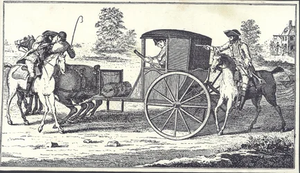 Les bandits James MacLaine et William Plunkett volent le comte d