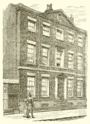 Maison à Rodney Street, Liverpool, où est né M. Gladstone