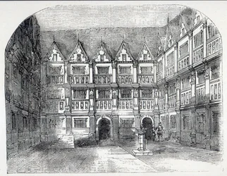 Maison de Sir Thomas Gresham, dans Bishopsgate Street, Londres