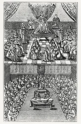 Houses of Parliament en 1640