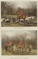 Croquis de chasse (chromolithographie)