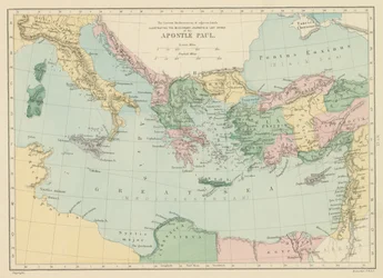 Illustration des voyages missionnaires et du dernier voyage de l