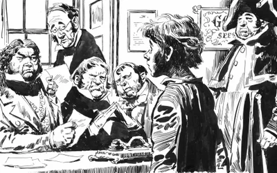 Illustration pour Oliver Twist de Charles Dickens