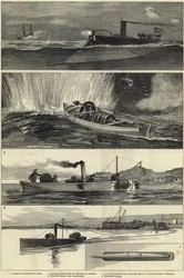 Illustrations de la guerre des torpilles