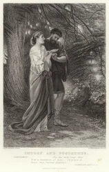 Imogène et Posthumus, Cymbeline, Acte I, Scène II