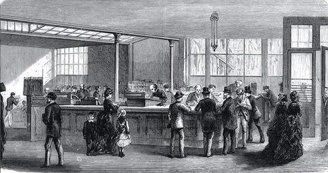 Intérieur de la banque Child