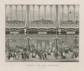 Intérieur de la Grande Exposition, 1851, Département Russe