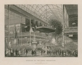Intérieur de la Grande Exposition, Ouverture Solennelle, 1er Mai 1851