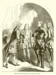 Entrevue entre Marlborough et le roi de Suède