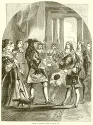 Jacques II prenant congé de Louis XIV