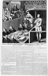 James Macleane le Gentleman Highwayman au tribunal, 1750