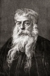Jean-Louis Ernest Meissonier (1815-1891) De The Review of Reviews, publié en 1891 (gravure)