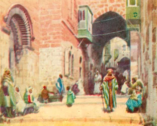 Jérusalem, une scène de rue