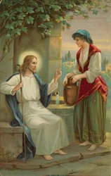 Jésus-Christ et la femme de Samarie