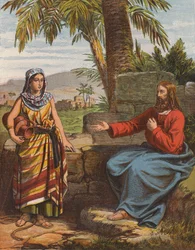 Jésus-Christ et la femme de Samarie