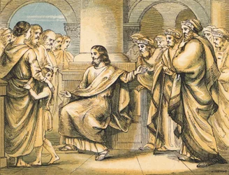 Jésus réprimande les scribes et les pharisiens