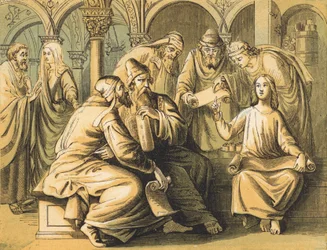 Jésus avec les docteurs