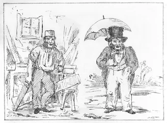 John Dobbs en Angleterre et en Inde du carnet de croquis de Delhi