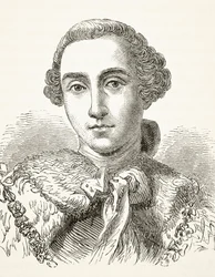 John Stuart, 3e comte de Bute, tiré de «The National and Domestic History of England» de William Hickman Smith Aubrey (1858-1916), publié à Londres, vers 1890