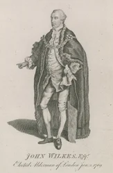 John Wilkes, élu échevin de Londres, 2 janvier 1769