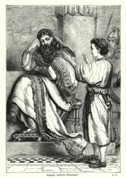 Joseph devant Pharaon