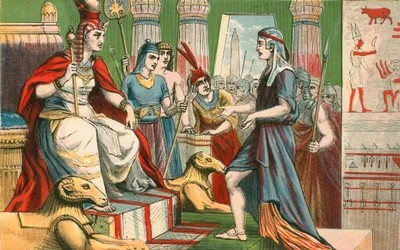 Joseph interprétant les rêves de Pharaon