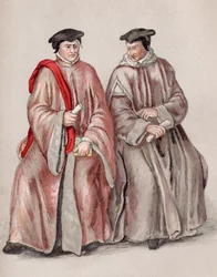 Juges en robe sous le règne d