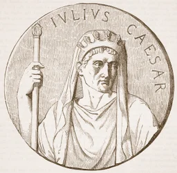 Jules César, illustration de Cassells Illustrated History of England