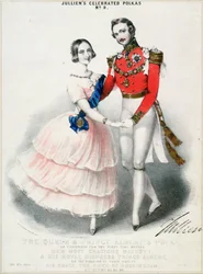 Les célèbres polkas de Jullien No.9: La Polka de la Reine et du Prince Albert par M. et N. Hanhart