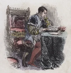 Le roi Édouard VI lisant