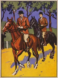 Le roi George V chevauchant sur Rotten Row, Hyde Park, Londres