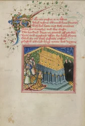 Le roi Henri VI visite le sanctuaire de Saint Edmund, illustration des 