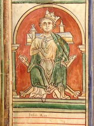 Le roi Jean assis