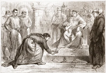 Le roi Jean et le légat du Pape, illustration de L