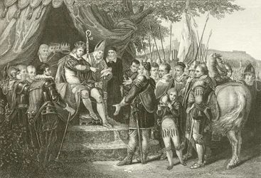 Le roi Jean ratifiant la Magna Carta