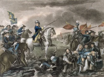 Le roi Guillaume III (1650-1702) à la bataille de la Boyne