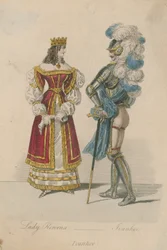 Lady Rowena et Ivanhoe