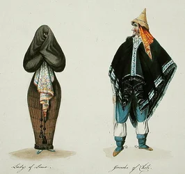 Dame de Lima et Gaucho du Chili