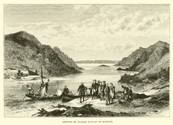Débarquement de Charles Édouard à Moidart