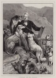 Landseer et ses amis (gravure)