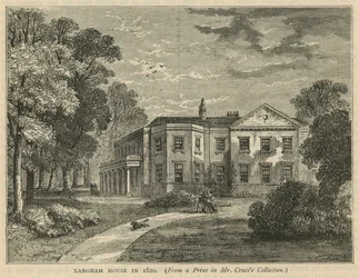 Langham House en 1820
