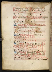Volume écrit sur vélin au XVe siècle, contenant des traités anciens et très intéressants sur la musique par différents auteurs