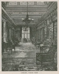 Bibliothèque, vue nord, Holland House