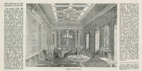 Bibliothèque, le Reform Club
