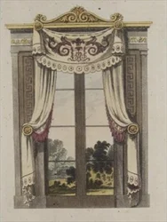 Rideaux de bibliothèque, planche 70 de Ackermann