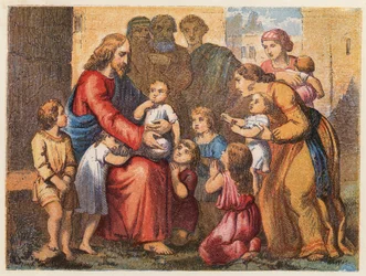 Petits enfants amenés à Jésus