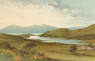Loch Fad, Bute - Arran au Loin